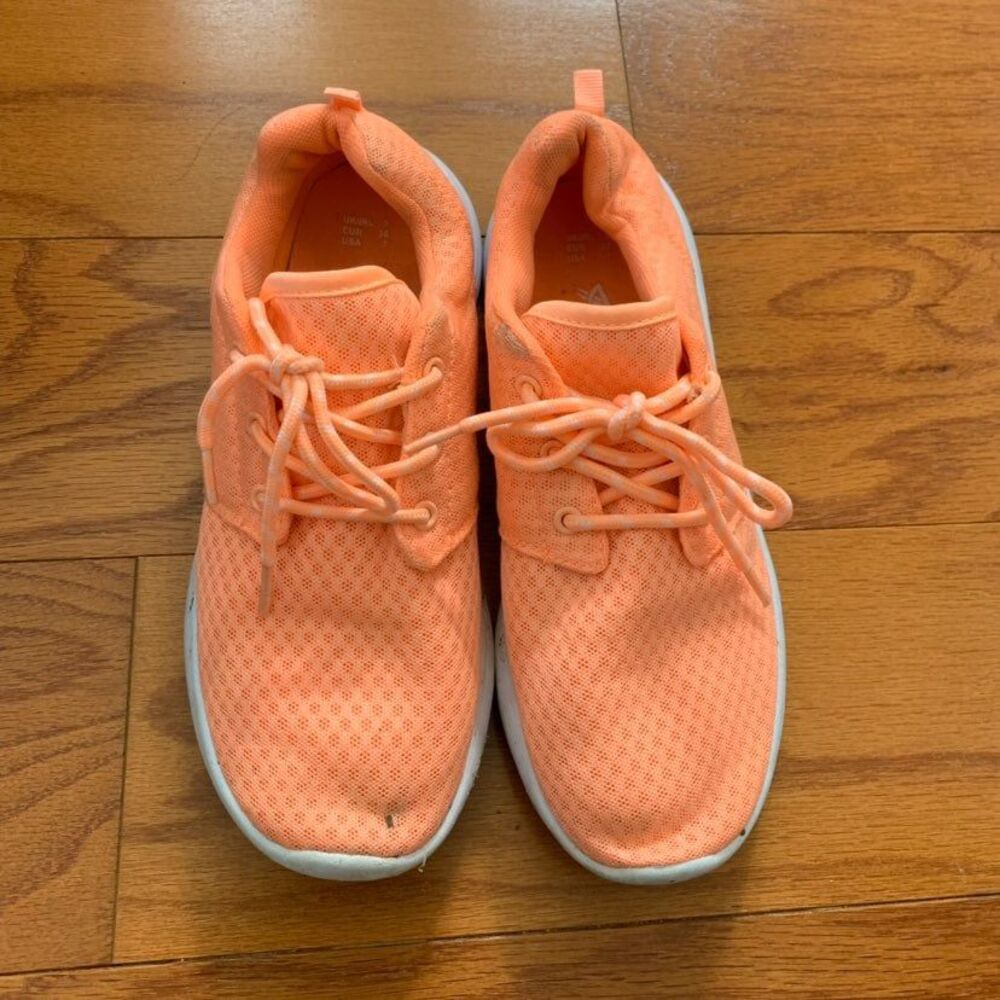 Neon Orange Sneakers 7